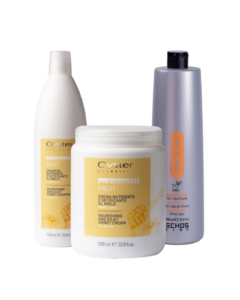 Oyster Honning Pakke - Oyster Honning Shampoo 1000ml  - Oyster Honning Mask 1000ml -  Semi Di Lino Conditioner 1000ml