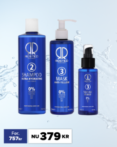NY Rosted 2-3-3 - Rosted 2 Ultra-Hydrating Shampoo 400 ml - Rosted 3 Anti-Yellow Mask 300 ml - Rosted Blond Serum 100 ml