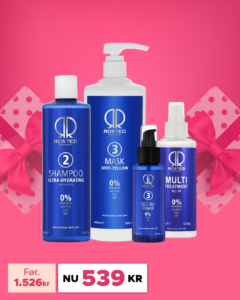 Rosted Valentin Pakke - Rosted 2 Shampoo 400ml, Rosted 3 Mask 1000ml, Rosted 3 Serum 100ml, Rosted Multi-Treatment