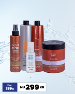 5 Produkter - Lenny Argan Pakke - Argan Shampoo 1000 ml - Argan Mask 1000 ml - Total one 200 ml - Semi di lino Conditioner 1000 ml, Crystal Olie 100 ml