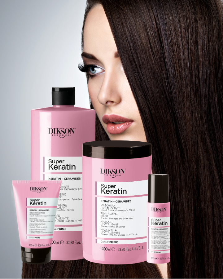 4 Produkter - Keratin Shampoo1000ml , Keratin Mask 1000ml, Keratin Repair & Split Ends 100ml - Keratin Spray 150ml