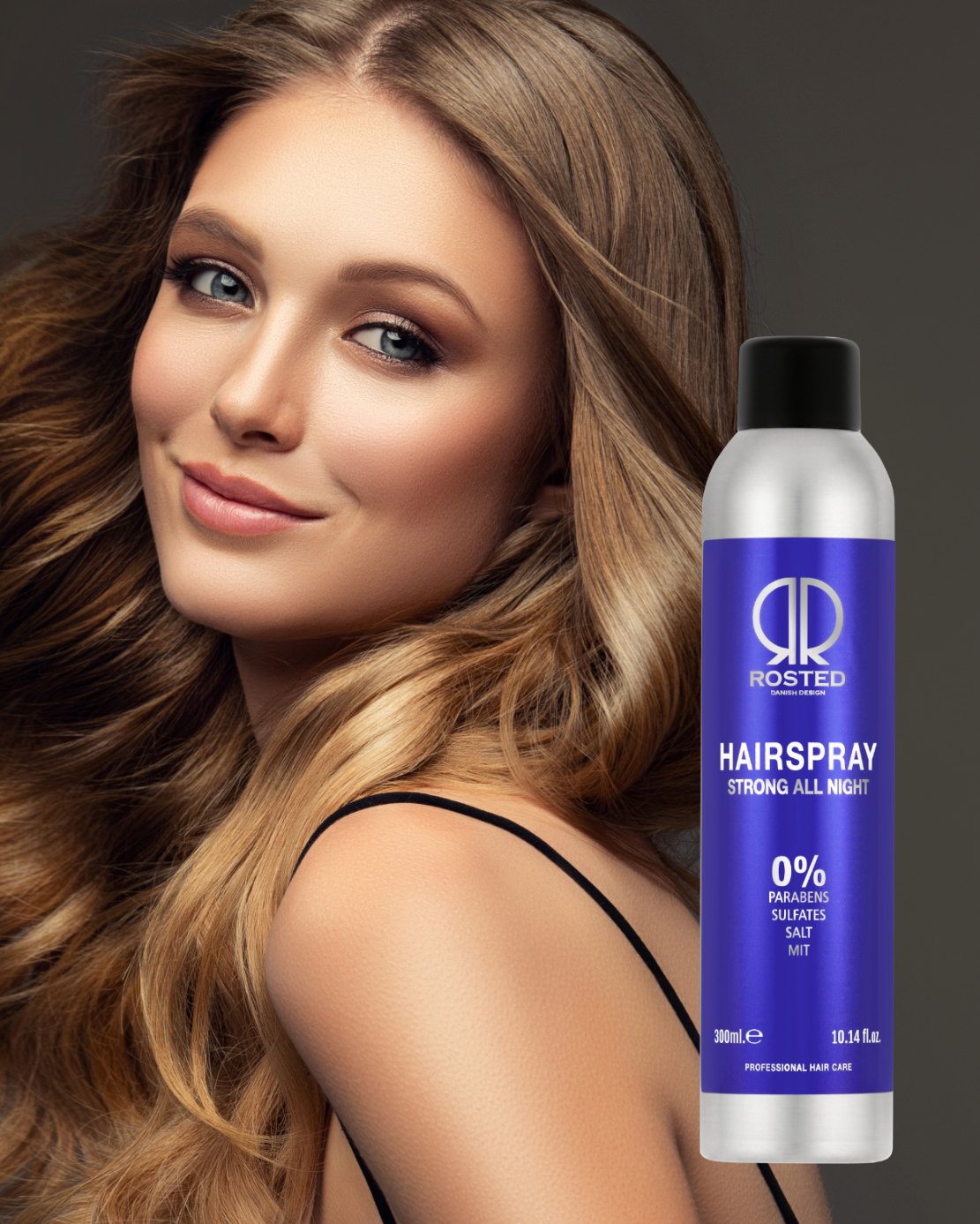 ROSTED HAIRSPRAY &#8211; STRONG ALL NIGHT &#8211; 300ML