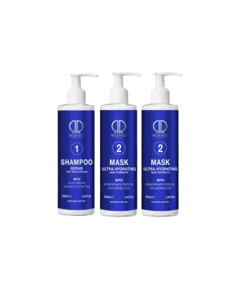 3 Produkter - Rosted 1S -2M 2M Rosted 1 Shampoo 250 ml - Rosted 2 Mask 250 ml -Rosted 2 Mask 250 ml - Hårprodukter