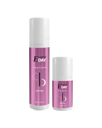 2 Produkter - EveryDay - Anti-Age Face Cream & Eye Serum - 