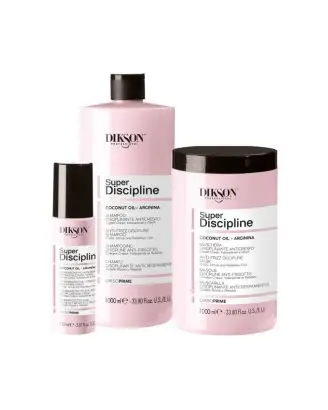 3 Produkter - Disciplin Shampoo 1000ml - Disciplin Mask 1000ml - Disciplin Spray 150ml - Hårprodukter